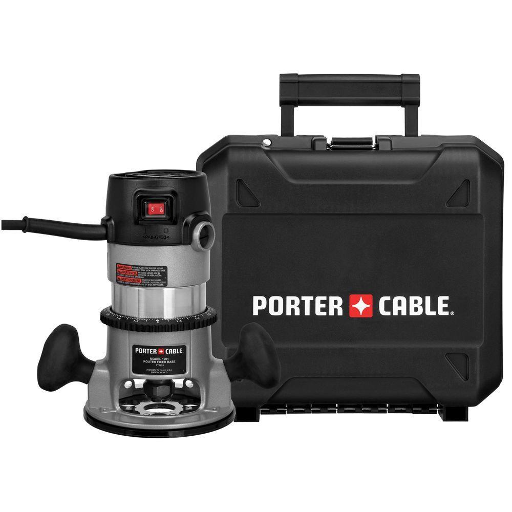 11 Amp Corded 1-3/4 Horsepower Fixed Base Router Kit - Super Arbor