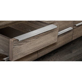 Richelieu 4-in (102mm) Center to Center Stainless Steel Rectangular Edge Drawer Pull