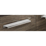 Richelieu 4-in (102mm) Center to Center Stainless Steel Rectangular Edge Drawer Pull
