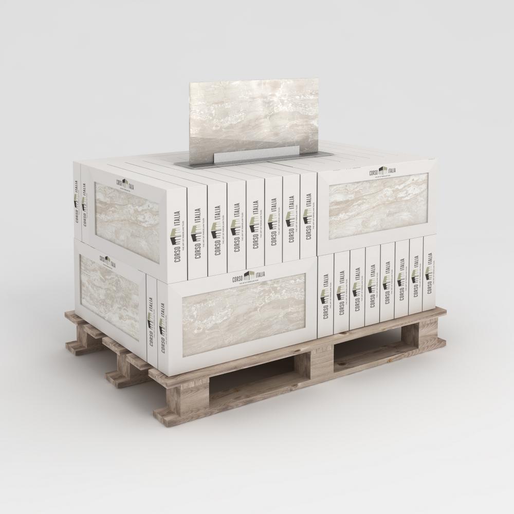 Impero Champagne 12 in. x 24 in. Porcelain Floor and Wall Tile (542.4 sq. ft. / pallet) - Super Arbor