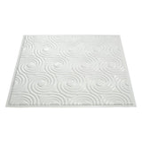 Fasade 2-ft x 2-ft Cyclone Gloss White PVC Surface-mount Ceiling Tile (5-Pack, 20-sq ft / Case)
