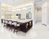 Satori Excite Ivory 12-in x 24-in Polished Porcelain Stone Look Floor and Wall Tile (1.93-sq. ft/ Piece)