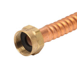 1 in. FIP x 3/4 in. FIP x 18 in. Copper Water Heater Connector (7/8 in. O.D.)