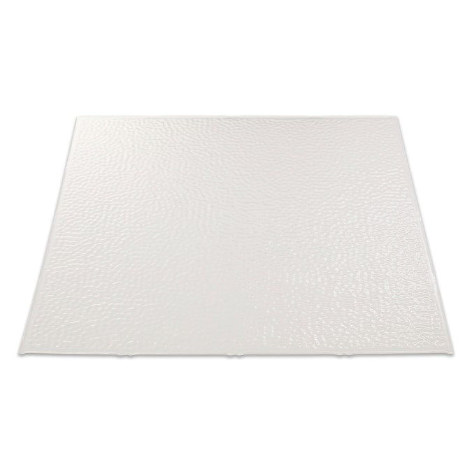 Fasade 2-ft x 2-ft Border Fill Gloss White PVC Drop Ceiling Tile (5-Pack, 20-sq ft / Case)