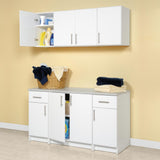 Prepac Elite 16-in W x 24-in H Wood Composite White Wall-mount Utility Storage Cabinet
