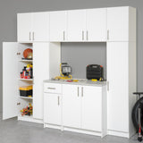Prepac Elite 16-in W x 24-in H Wood Composite White Wall-mount Utility Storage Cabinet