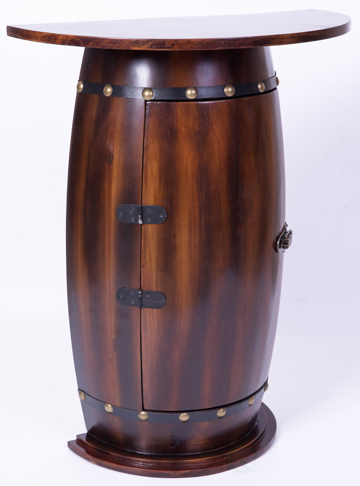 Vintiquewise 10-Bottle Brown Wood Stackable Wine Cabinet