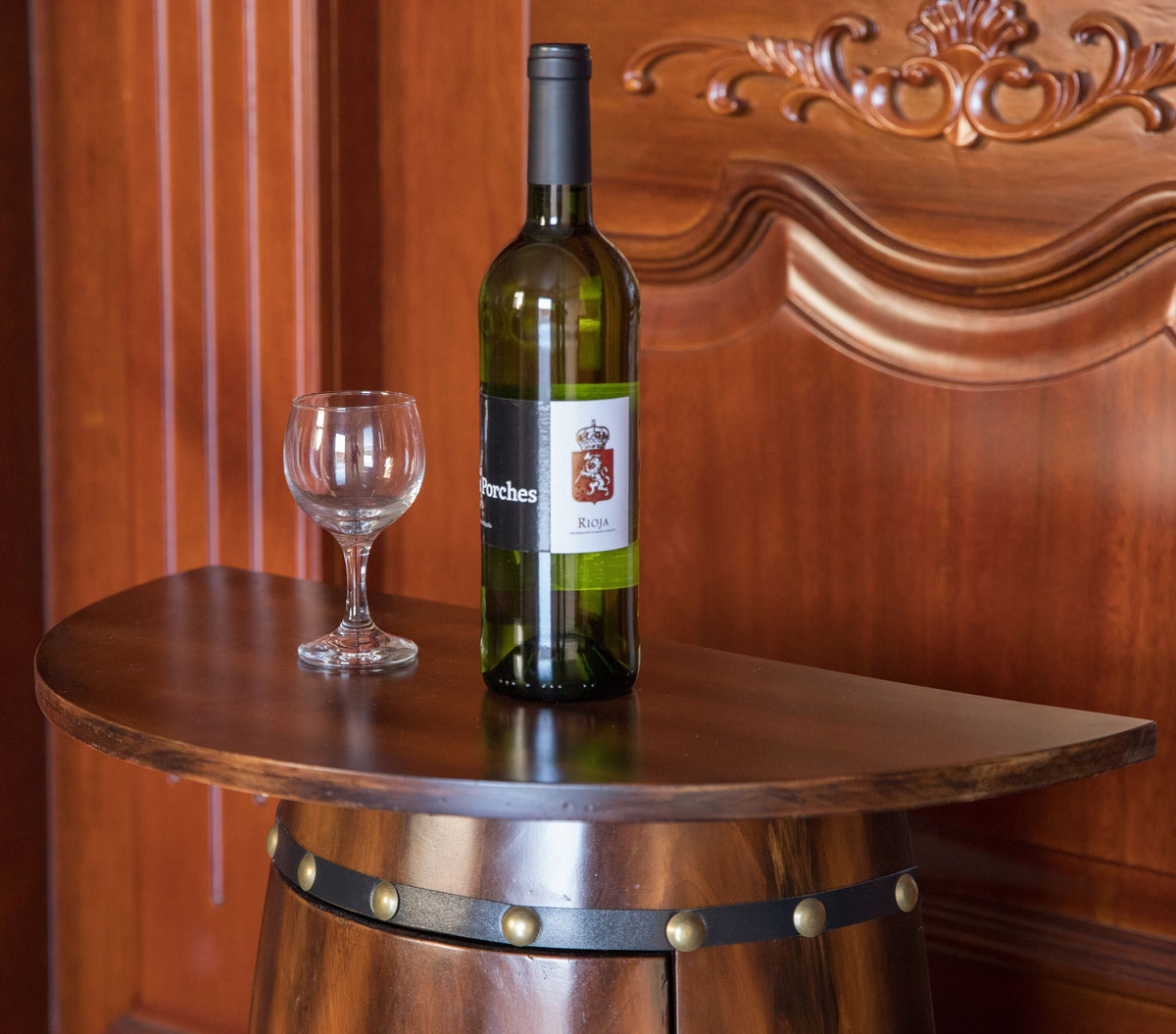 Vintiquewise 10-Bottle Brown Wood Stackable Wine Cabinet