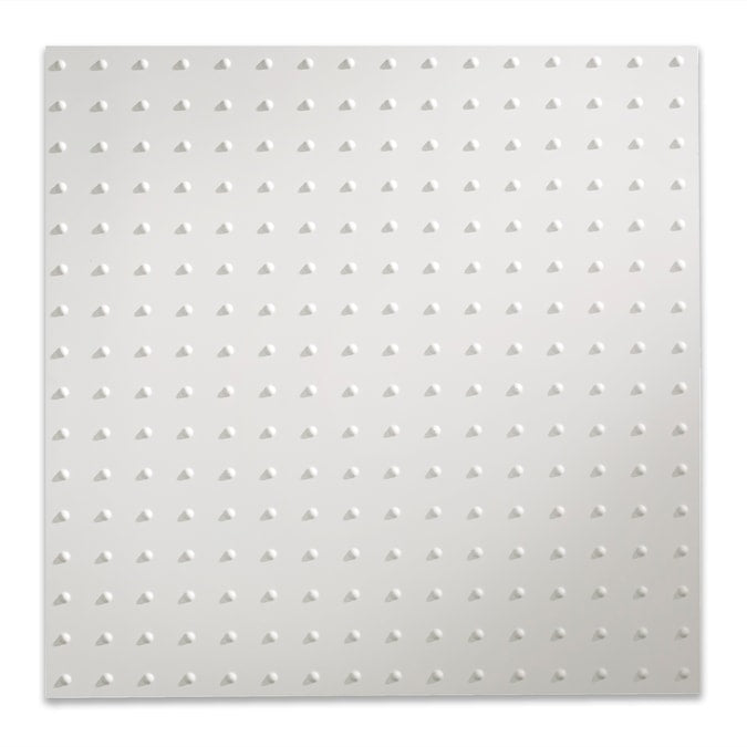 Fasade 2-ft x 2-ft Minidome Matte White PVC Drop Ceiling Tile (5-Pack, 20-sq ft / Case)