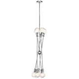 Kichler Armstrong 10-Light Chrome Mid-century Chandelier