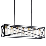 Kichler Moorgate 7-Light Black Farmhouse Cage Chandelier