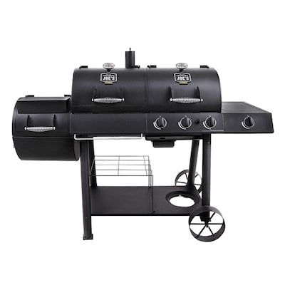Oklahoma Joe's Longhorn Black Triple-Function Combo Grill
