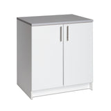 Prepac Elite 64-in W x 89-in H Wood Composite White Freestanding or Wall-mount Utility Storage Cabinet