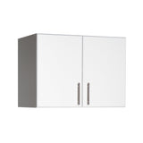 Prepac Elite 80-in W x 89-in H Wood Composite White Freestanding Utility Storage Cabinet
