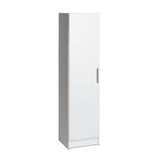Prepac Elite 80-in W x 89-in H Wood Composite White Freestanding Utility Storage Cabinet