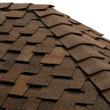 GAF TimberCrest Bullnose Hip & Ridge Shingles, Mesa Brown – 20 Linear Ft per Bundle
