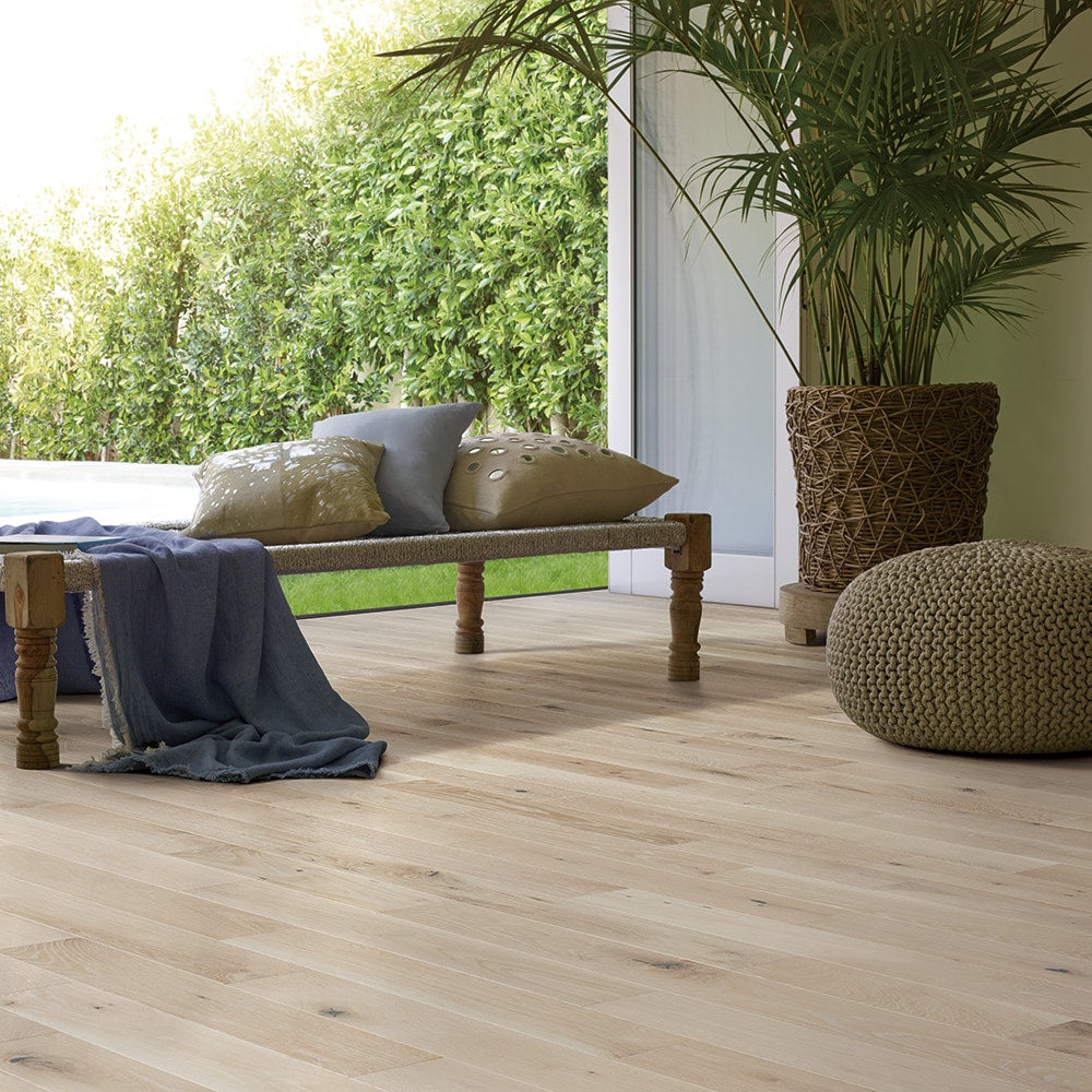 Villa Barcelona French oak Harbor hardwood flooring — installed room view