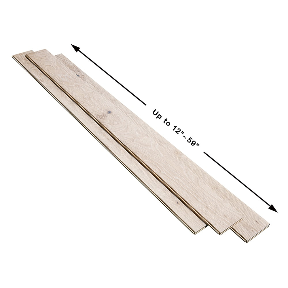 Villa Barcelona French oak Ivory hardwood flooring — alternate angle