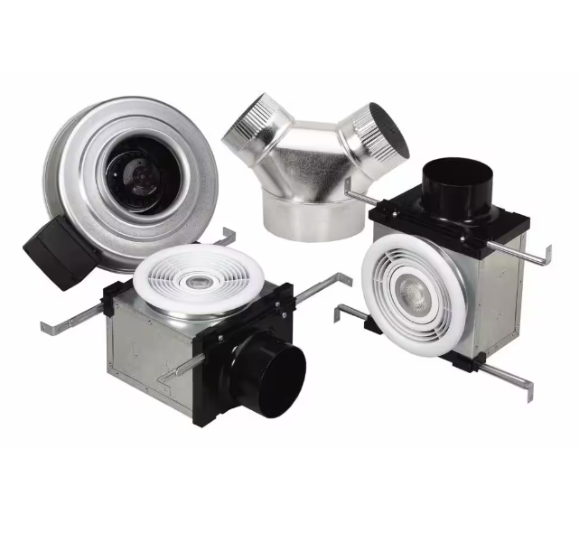 Premium Dual Grille 270 CFM Ceiling Bathroom Exhaust Fan with Dimmable 10-Watt LED Light, Energy Star