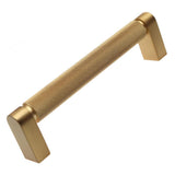 5 in. Screw Spacing Satin Nickel Solid Knurled Cabinet Drawer Bar Pulls (10-Pack) - Super Arbor
