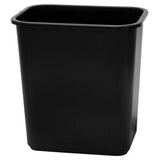 Style Selections 7-Gallon Black Plastic Touchless Trash Can