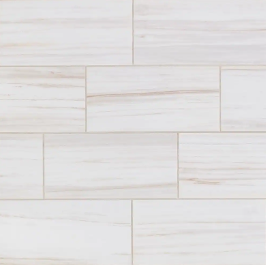 Archview Cloud White Matte 12 in. x 24 in. Glazed Porcelain Floor and Wall Tile (15.6 sq. ft./Case)