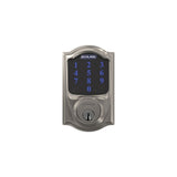 Camelot Satin Nickel Connect Smart Door Lock with Alarm