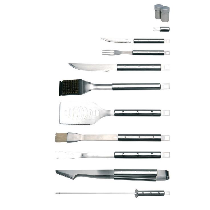 Cubo 33-Piece Stainless Steel Barbecue Set with Case