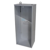 18.86 in. H x 8.11 in. W x 6.0 in. D 5 lbs. Steel Industrial Grade Fire Extinguisher Cabinet in White - Super Arbor