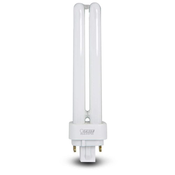 18-Watt Equivalent PL CFLNI Quad Tube 4-Pin G24Q-2 Base Compact Fluorescent CFL Light Bulb, Soft White 2700K (1-Bulb)
