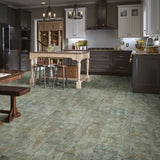 Shaw 8-Piece 12-in x 24-in Granite Interlocking Vinyl Tile