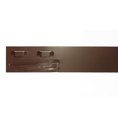 4 ft. x 14-Gauge x 4 in. Brown Steel Landscaping Edging - Super Arbor