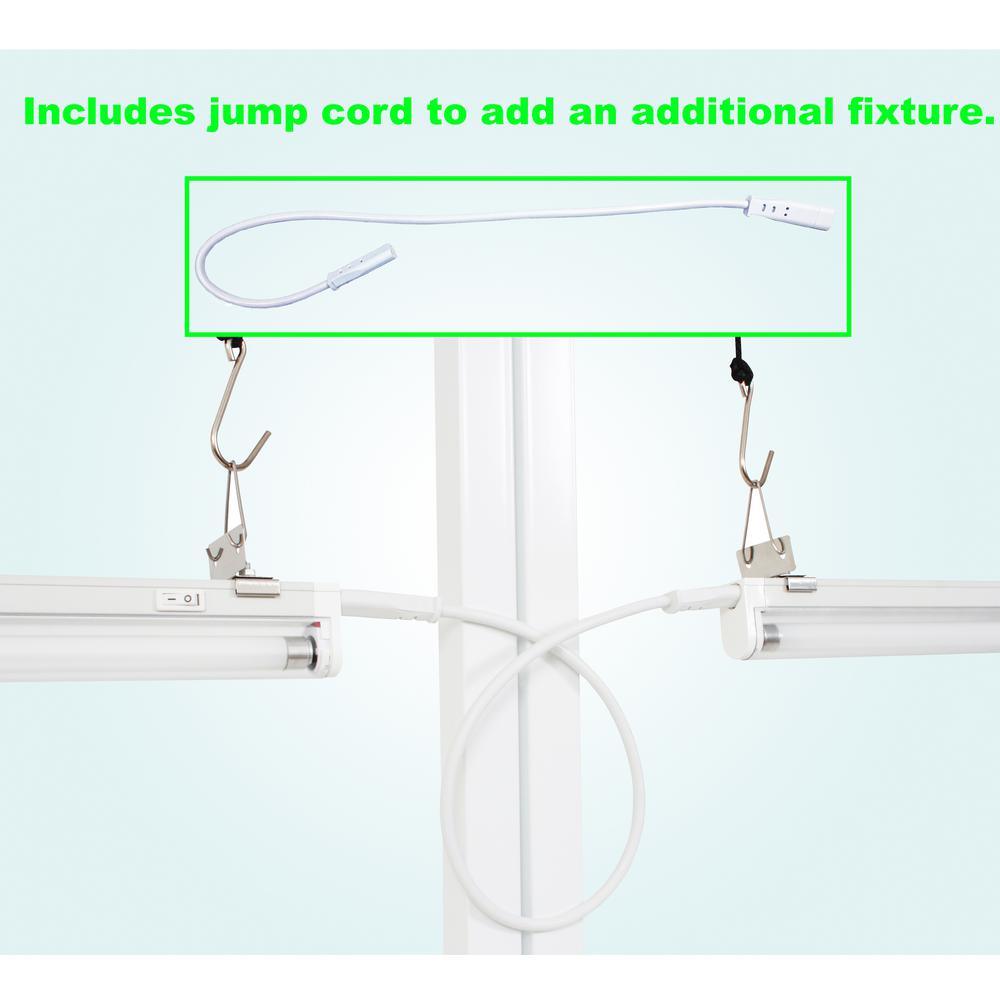 2 ft. T5 1-Bulb High Output 24-Watt Fluorescent Grow Light Fixture - Super Arbor
