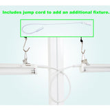 2 ft. T5 1-Bulb High Output 24-Watt Fluorescent Grow Light Fixture - Super Arbor