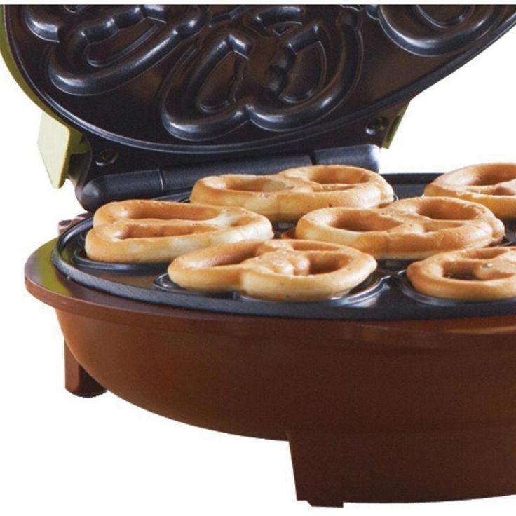 Green Mini Electric Pretzel Maker