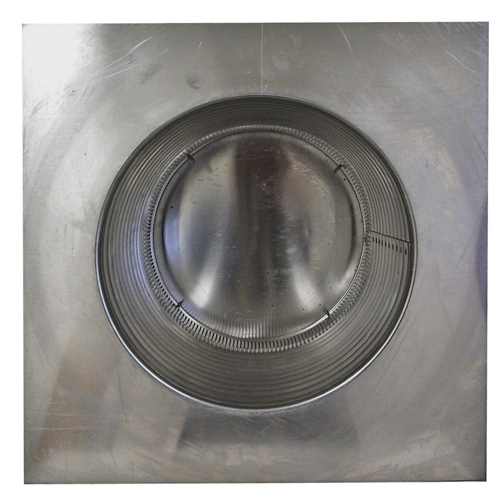 12 in. Dia Keepa Vent an Aluminum Roof Vent for Flat Roofs - Super Arbor