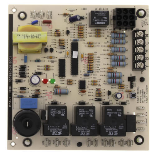 Lennox 17W82 control board - front view (Product Type: Control Board)