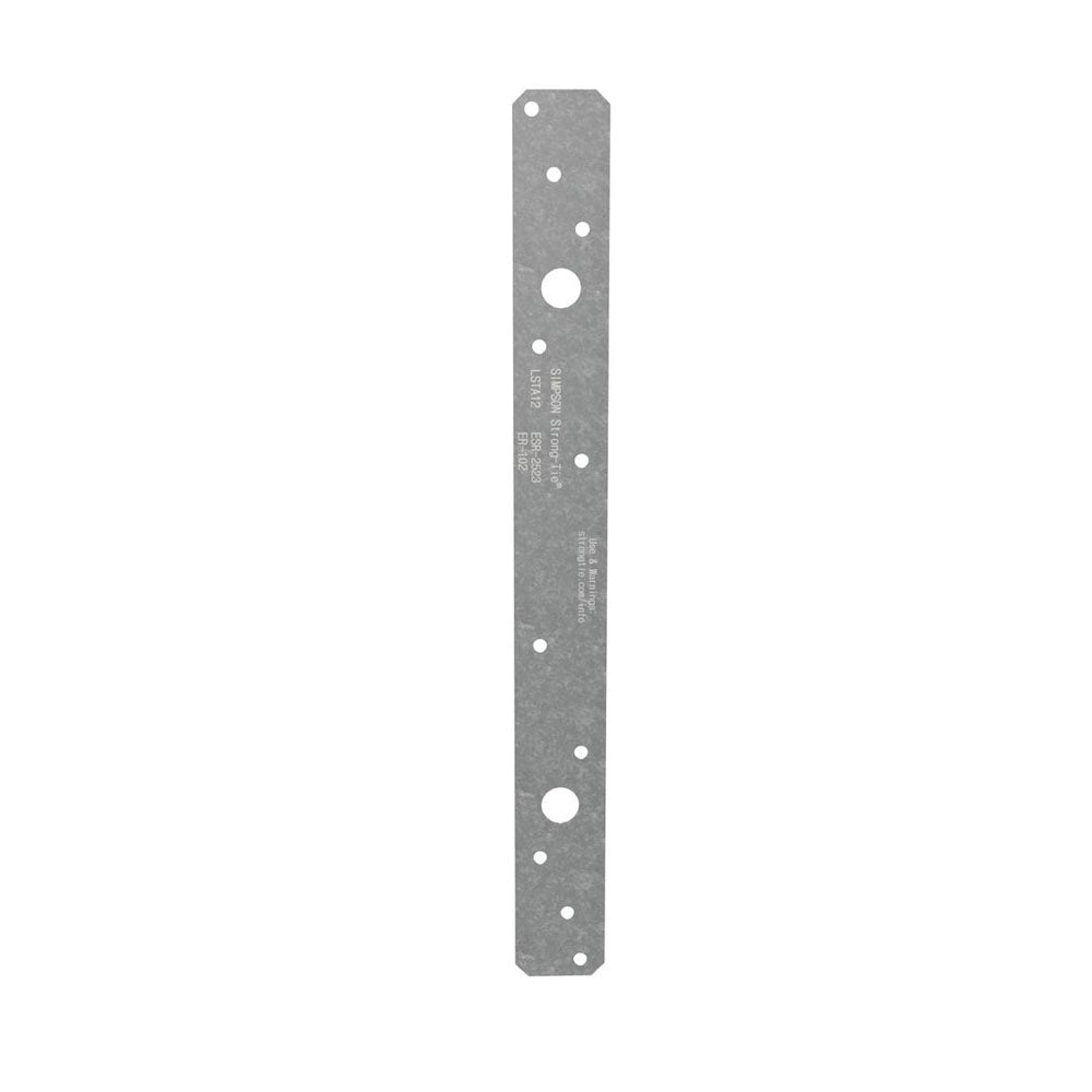 Simpson Galvanized Light Strap Ties 1-1/4" x 12" 20 GA