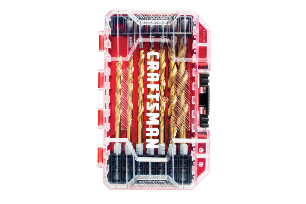 CRAFTSMAN 21-Piece Assorted Titanium Twist Drill Bit Set