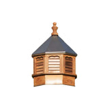 YardCraft Select 22-in x 27-in Unfinished Cedar Octagon Cupola with Bronze Aluminum Roof