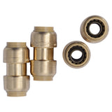 SharkBite 1/2-in Push-to-Connect Coupling, 4-Pack