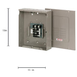 Eaton Type CH 125-Amp 8-space load center - angle view