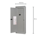 Siemens SN 200-Amp 40-space load center - angle view