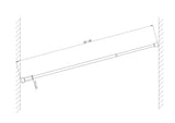 Project Source 28-in to 48-in Bronze Steel Tension Curtain Rod