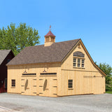 YardCraft Select 22-in x 27-in Unfinished Cedar Octagon Cupola with Bronze Aluminum Roof