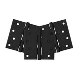3-1/2 in. Square Corner Satin Nickel Door Hinge Value Pack (10 per Pack) - Super Arbor