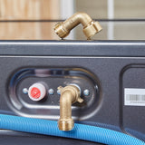 Apollo 2-Pack 3/4-in Pipe Thread Inlet x 3/4-in Hose Thread Outlet Copper Washing Machine Connector