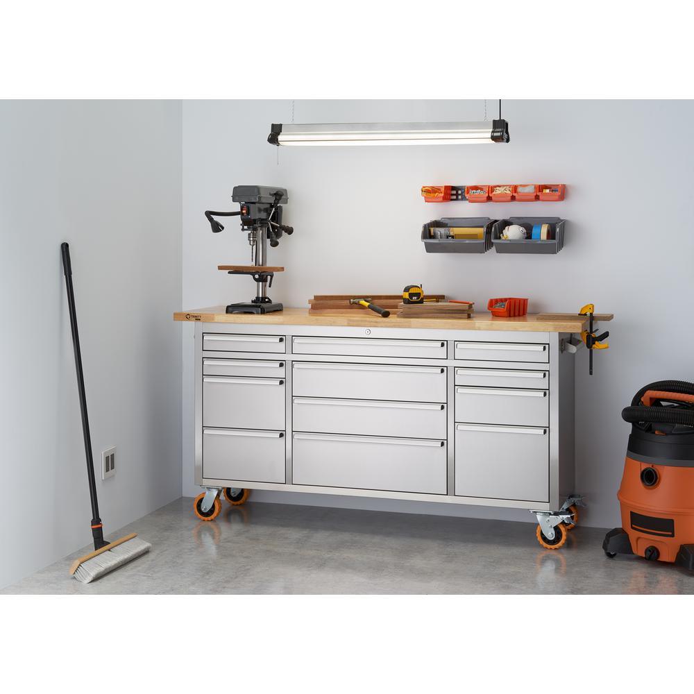 PRO 6 ft. 12-Drawer Workbench with Storage - Super Arbor