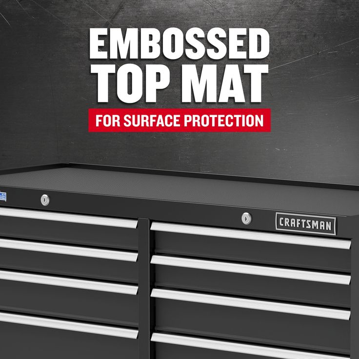 CRAFTSMAN 2000 Series 52-in W x 37.5-in H 10-Drawer Steel Rolling Tool Cabinet (Black)