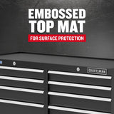 CRAFTSMAN 2000 Series 52-in W x 37.5-in H 10-Drawer Steel Rolling Tool Cabinet (Black)